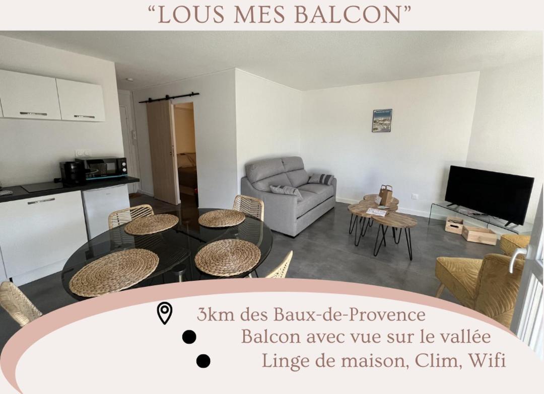 "Lou Mes" Baux-De-Provence Balcon Apartment Exterior photo